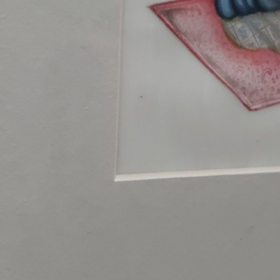 Image 1 of Siglo XIX, conjunto de 4 pinturas chinas