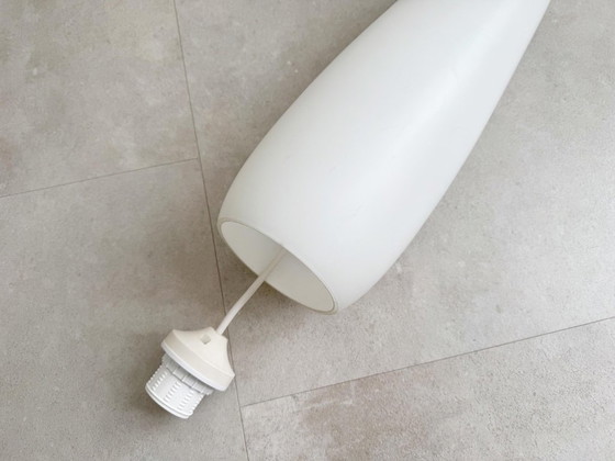 1x XXXL Vintage White Glass Pendant Lamp (photo 3 of 7)