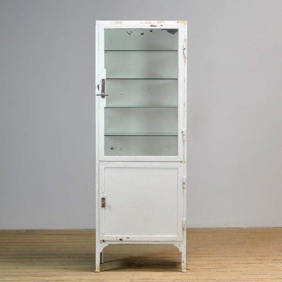 Image 1 of Iron medical cabinet, 1930s