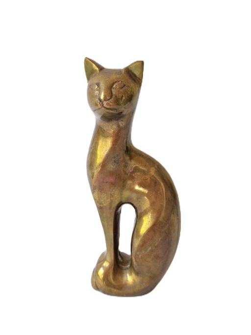 Brass cat