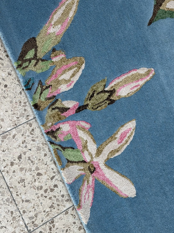 Image 1 of Tappeto Brink and Campman Wedgwood Hummingbird Blue