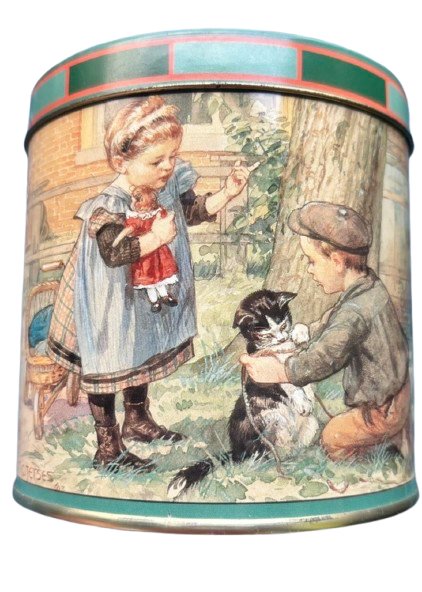 Set of 5 Old Dutch Vintage Tins – Incl. Efteling, Ot & Sien & Philips – Overig, Decorative Objects, Metal (photo 3 of 11)