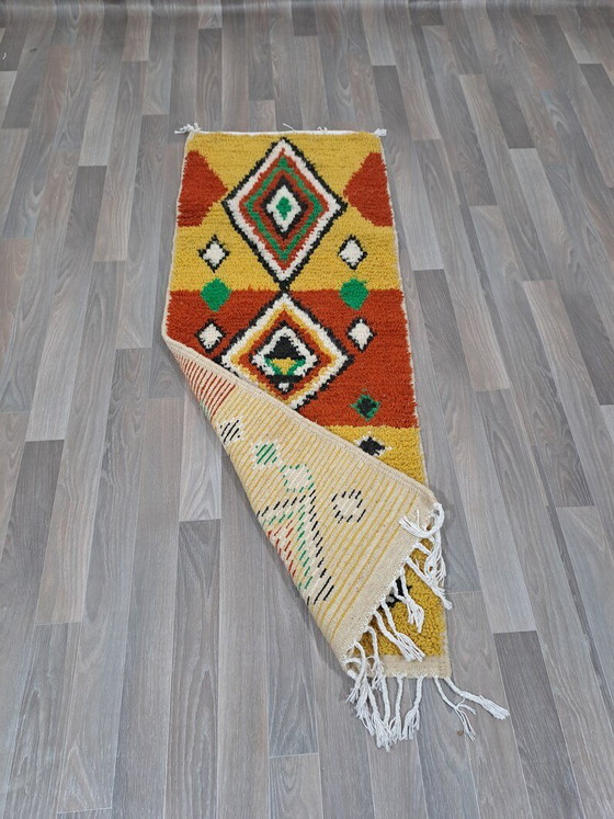 Handgefertigtes Laufband aus Wolle, 250 x 70 cm – Teppiche & Läufer, Wool (photo 9 of 11)