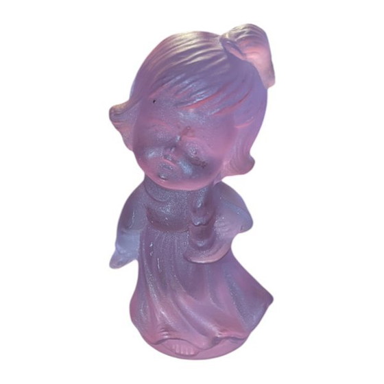 Image 1 of Statua di Murano color lavanda, 10 cm
