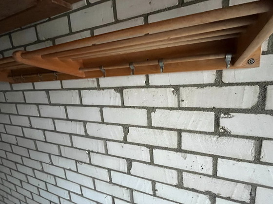 Image 1 of Bruynzeel Küchenregal, Pfannenregal, 1950er Jahre von Piet Zwart.