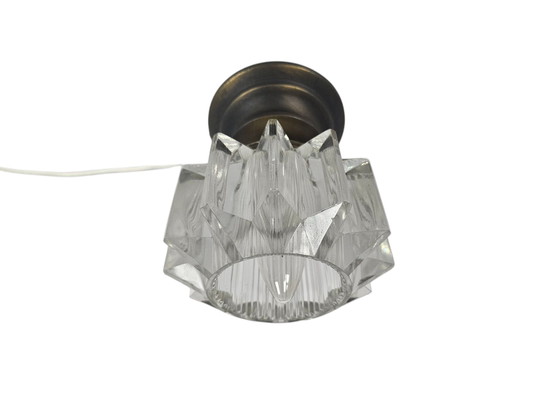 Image 1 of Bankamp Leuchten - Cascade - Cristallo - Rame - Lampada da soffitto - Germania Ovest - Anni &#39;60