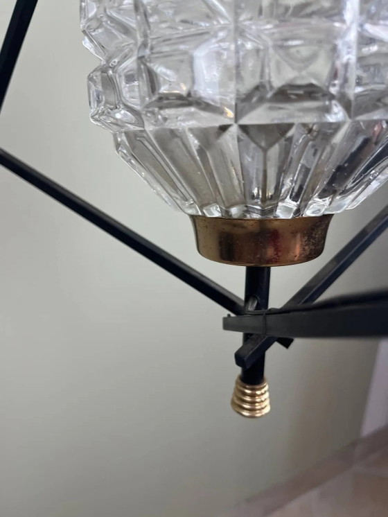 Lampada a sospensione Art Déco – Lampade a sospensione, Metal, Glass, Art Deco (photo 7 of 13)