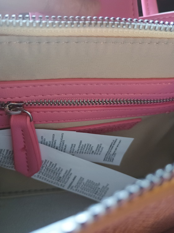 Valentino Pink and Beige Shoulder Bag – Mario Valentino, Crossbody bags, Canvas, Polyester (photo 9 of 9)