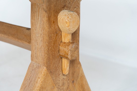 Image 1 of Brutalistische eettafel van De Puydt (België, jaren 70).