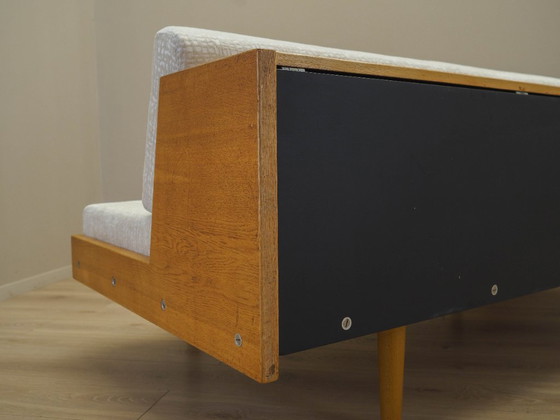 Image 1 of Eichensofa, dänisches Design, 1960er Jahre, Designer: Hans J. Wegner, Hersteller: Getama