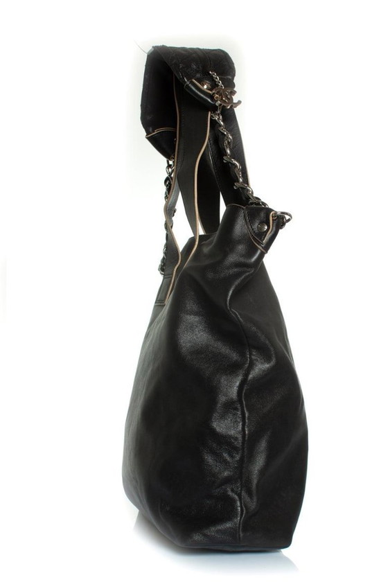 Image 1 of Chanel, Deca coco 2way tote bag in black leather