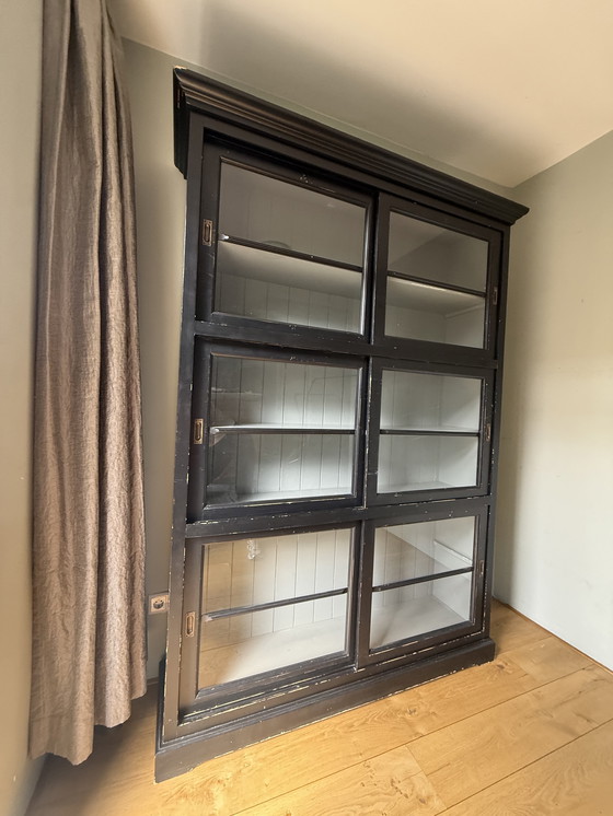 Image 1 of Wooden china cabinet