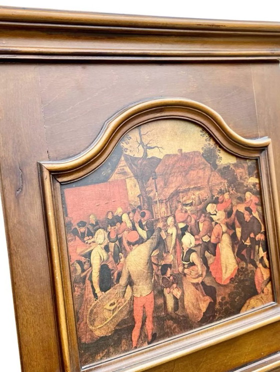 Image 1 of Wooden trumeau mirror, France