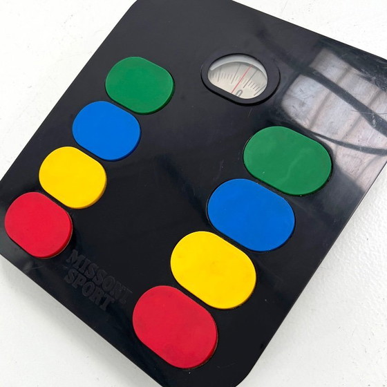 Image 1 of Weegschaal voor de badkamer van Ottavio Missoni voor Missoni Sport, 1980