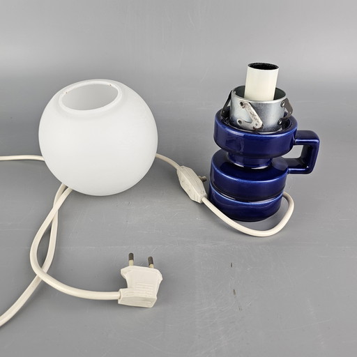 Vintage West German Fat Lava lamp. Kaiser Leuchten / Steuler, form number 74/10. blue. WGP / MCM / 1960 / 1970. Table lamp
