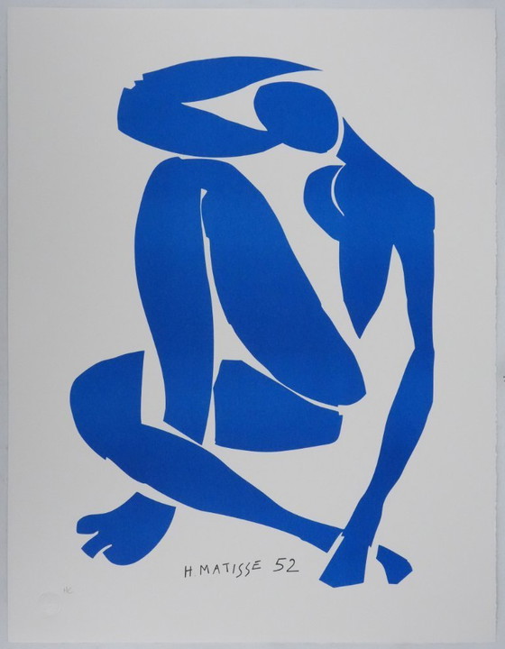 Henri MATISSE : Nu bleu IV, Lithographie signée – Lithographies et sérigraphies, Paper (photo 3 of 8)