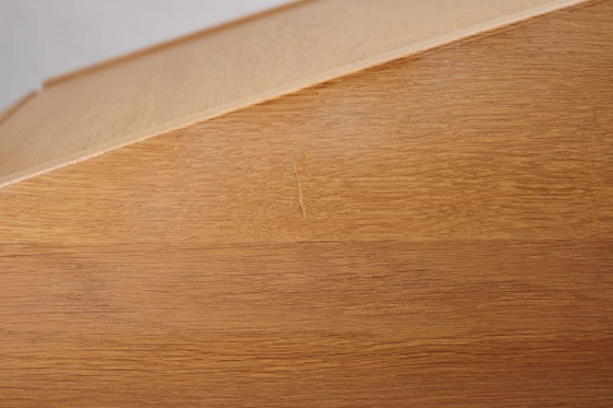 Sekretär aus Eichenholz, Dänemark, 1960er Jahre. – Schreibtisch, Wood, Brass (photo 16 of 16)