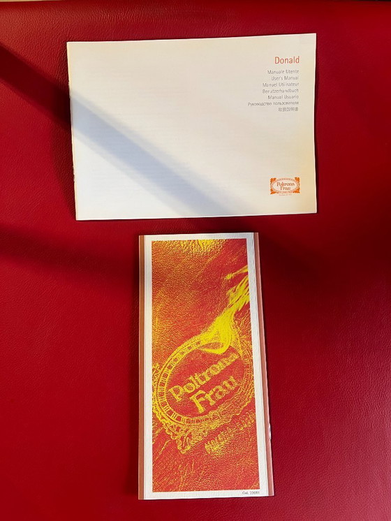 Image 1 of Chaises Donald par Poltrona Frau, édition limitée