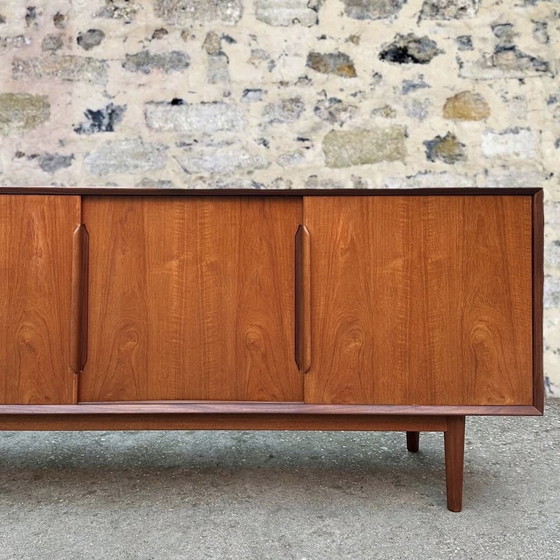 Image 1 of Danish teak sideboard P. T. Aalborg, 1960