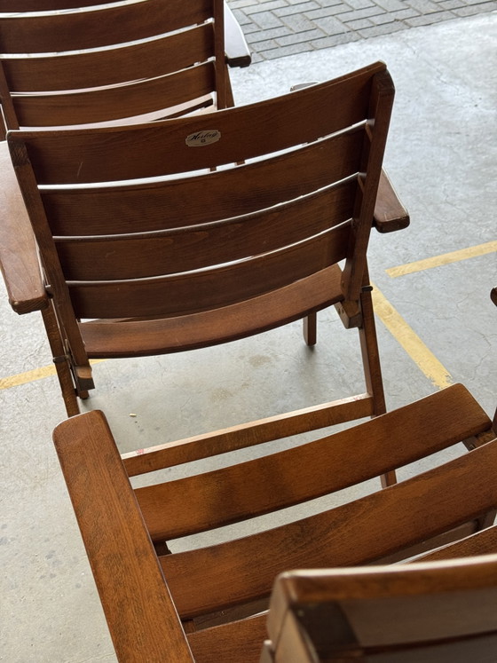 Image 1 of Set of 4 Herlag Folding Chairs