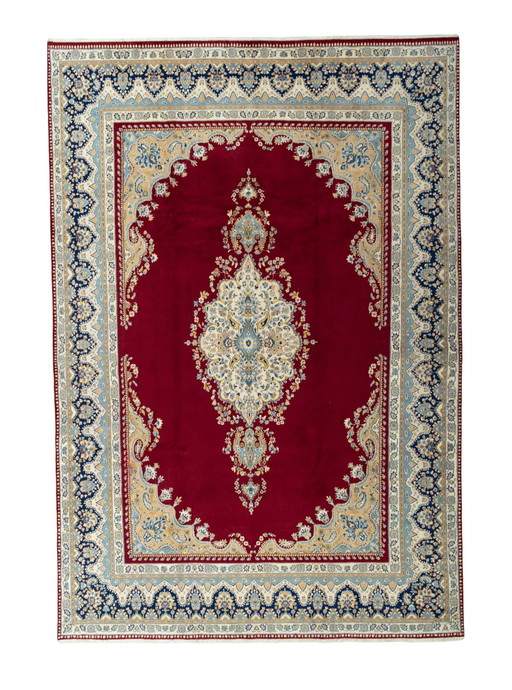 Hand-knotted Kerman oriental rug - 391 x 270 cm