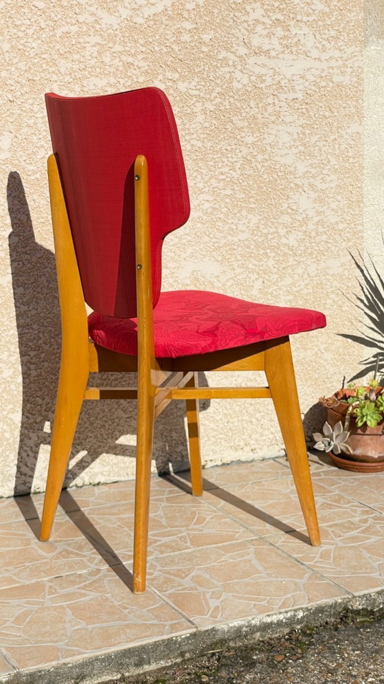 Image 1 of Retro Vintage Red Chair