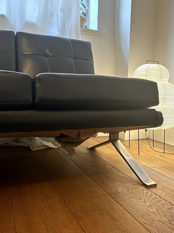 Image 1 of leather vintage sofa mid-century modern