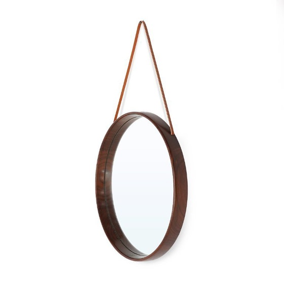 Image 1 of Specchio da parete in teak di Uno e Osten Kristiansson per Luxus, 1960