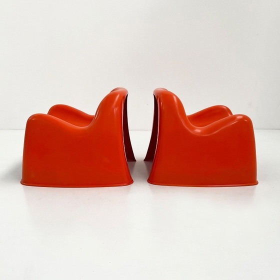 Image 1 of Oranje Toga stoel van Sergio Mazza voor Artemide, jaren 60