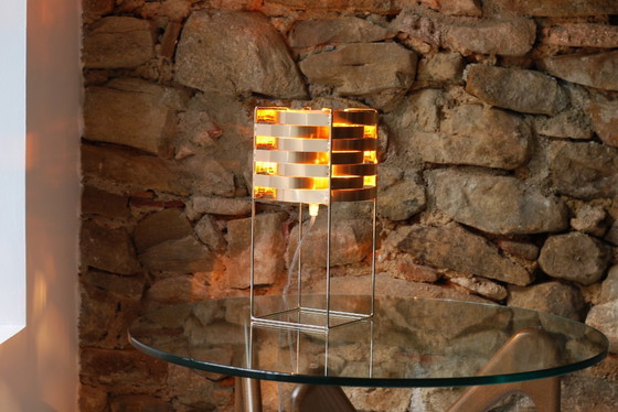 Image 1 of "Ganymede" bedside lamp in copper by Max Sauze, Ligne Sauze edition