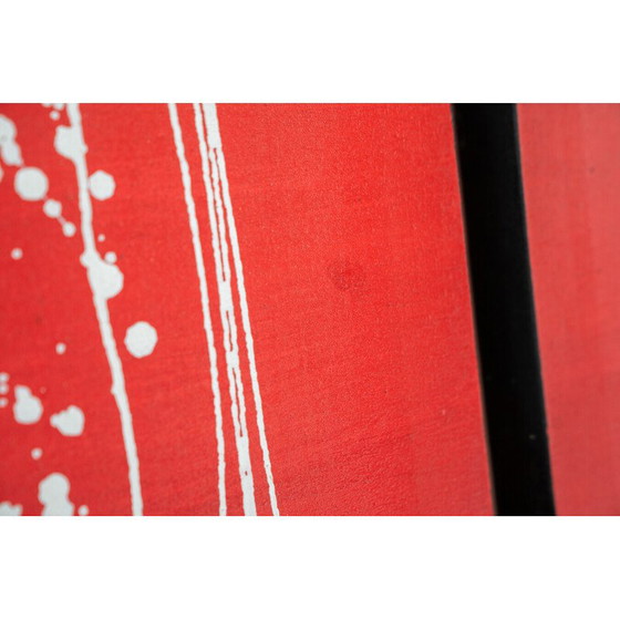 Image 1 of Cuadro tríptico abstracto vintage, 2000