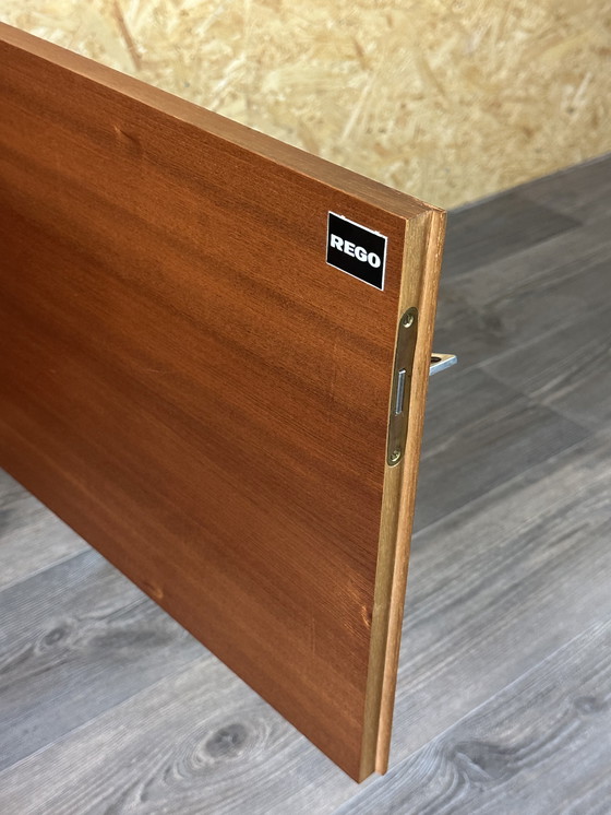Image 1 of 60er 70er Jahre Teak Sideboard Kommode Schrank Rego Mobile Danish Modern Design