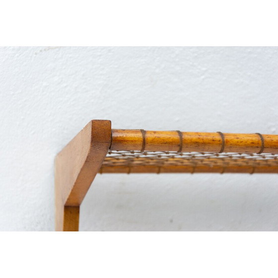 Image 1 of Vintage beech wood wall shelf by Krásná Jizba, Czech 1960