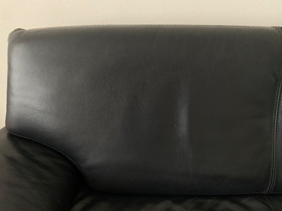 Image 1 of Vintage leren bank