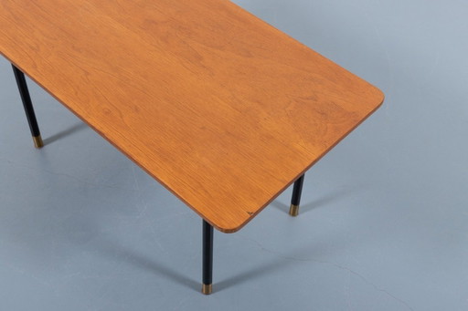 Italiaanse bijzettafel/salontafel uit de jaren 50 in de stijl van het mid-century modern.
