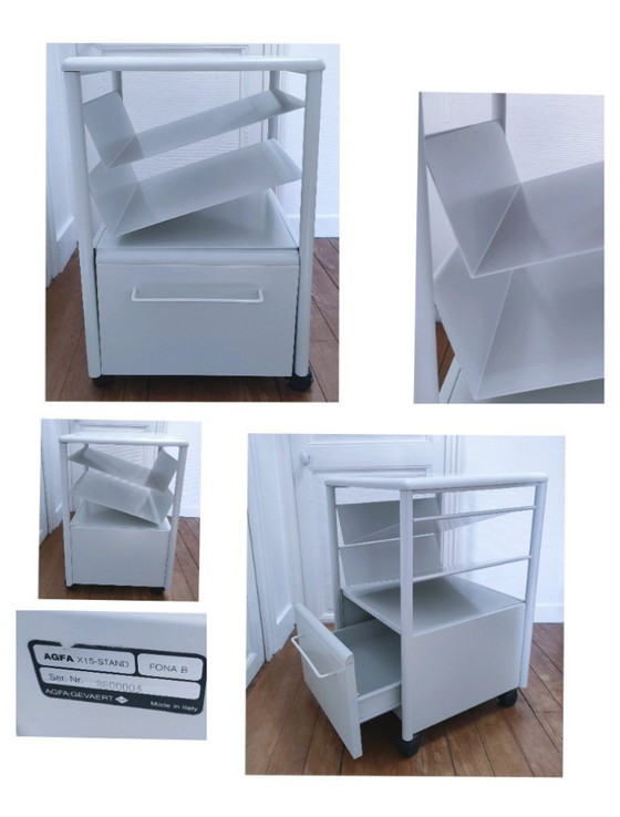 Image 1 of lacquered metal side table by agfa