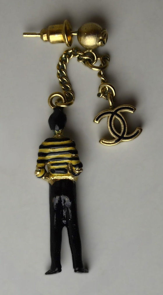 Chanel CC | Orecchini / Orecchini a lobo | Coco | Marinaio/Sailor | Vintage, Oggetti decorativi, Metallo (foto 17 di 21)