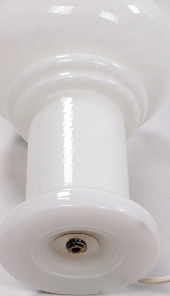 Image 1 of Vintage Murano Table Lamp Mushroom Swirl