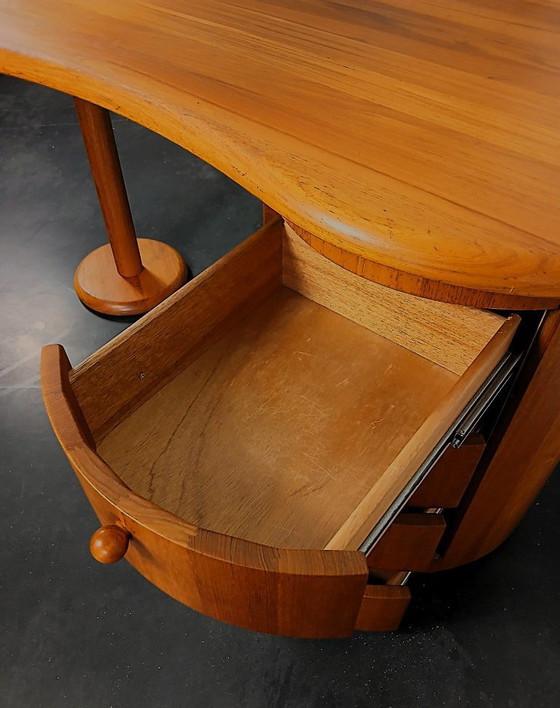 Image 1 of Schreibtisch aus massivem Teakholz von C.F. Christensen für CFC Silkeborg