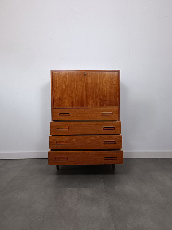 Image 1 of Vintage Danish Wall Cabinet/Secretaire By Westergaards Møbelfabrik