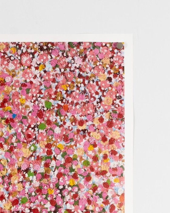 Image 1 of Cerisiers en Fleurs – Originele tentoonstellingsposter van Damien Hirst – Hedendaagse kunst – 80x60 cm