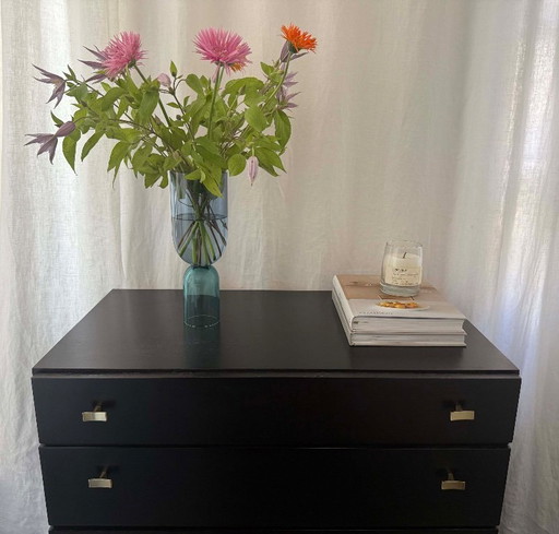 Vintage drawer cabinet wooden chest of drawers Danish Minimal Scandinavian Asian