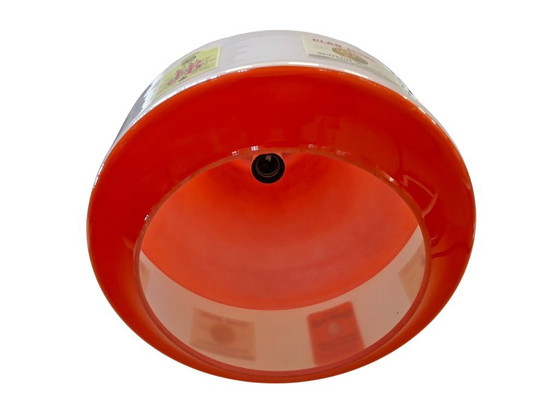 Image 1 of Vintage 1970s Space Age Chandelier - Orange and White - Scotch Whisky Design