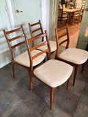 4 x Casala Dining Chairs - newly upholstered - very good condition