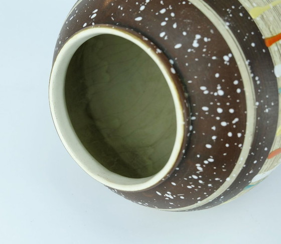 Image 1 of Carstens VASO metà secolo decoro multicolore modello 526-17