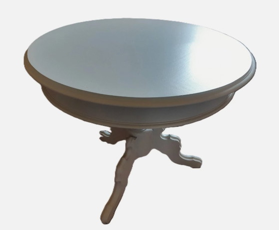 Antique Biedermeier Table | Professionally restored & lacquered | MissPompadur, Coffee tables, Wood, Creme (photo 6 of 10)