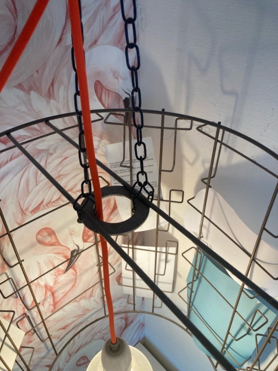 Image 1 of Lampe pendante Porte-cartes vintage