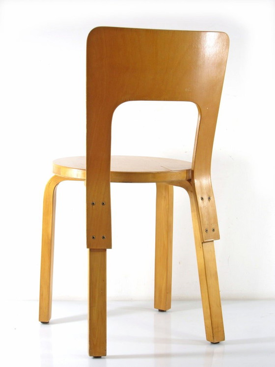 Sedia da pranzo Alvar Aalto 66 Artek – Sedie da camera, Scandinavian (photo 2 of 10)