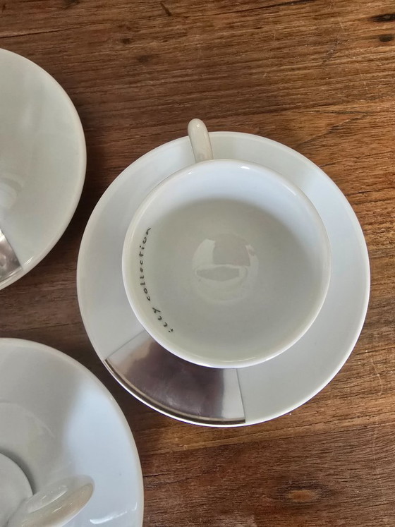 Illy Art Collection 2002 – Michelangelo Pistoletto espresso - Spicchi di Specchio – Servies, Porcelain (photo 3 of 8)