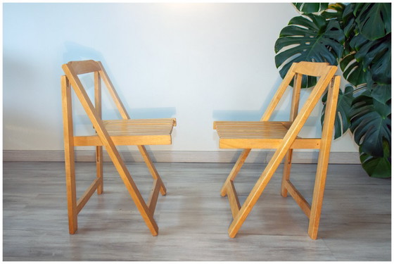 Image 1 of Duo of folding chairs for Habitat 1970